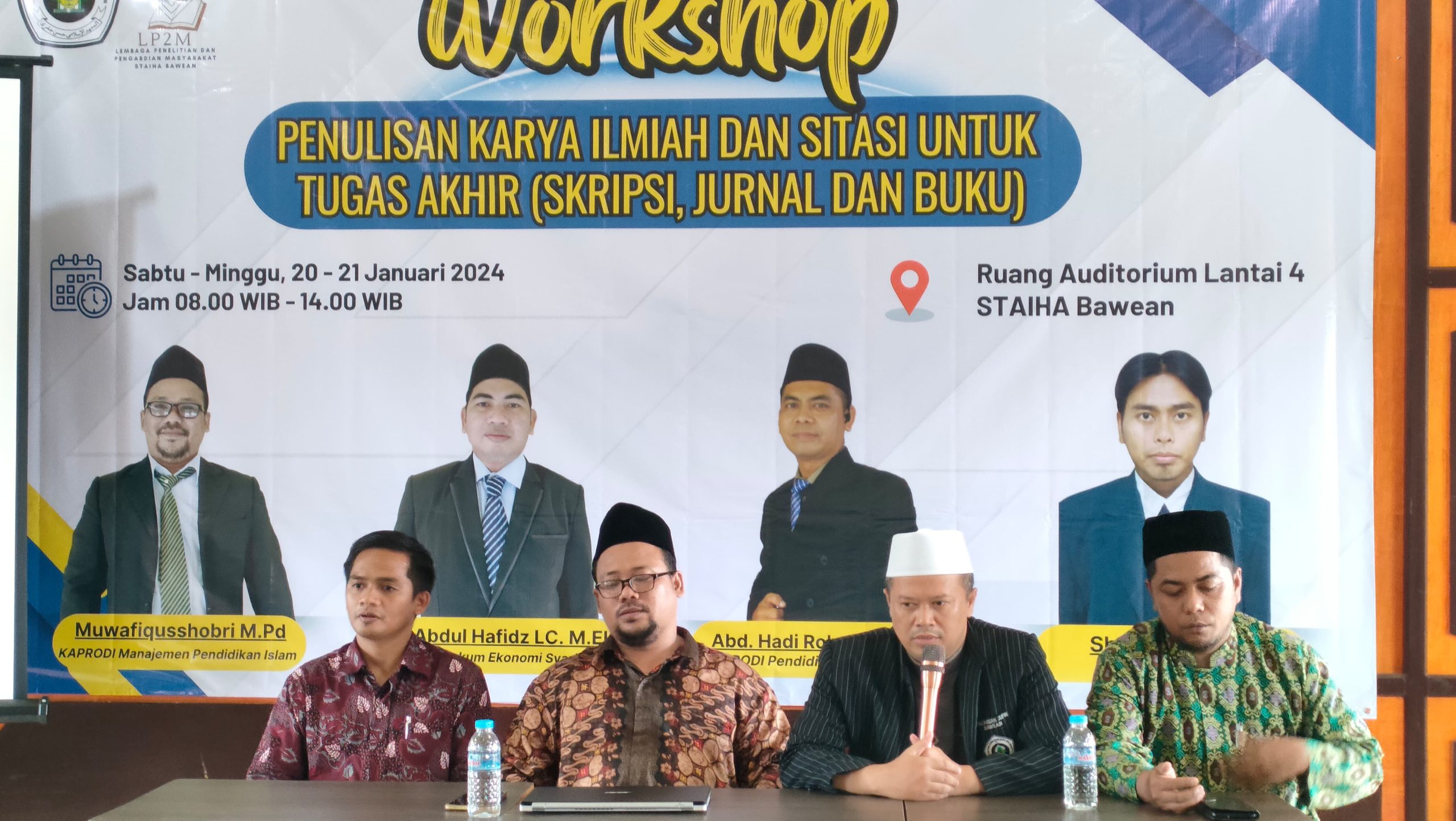 LPPM adakan workshop penulisan tugas akhir untuk mahasiswa dan dosen pembimbing
